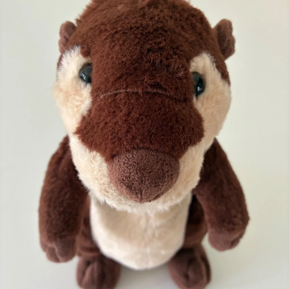 Fiesta River Otter Plush Stuffed Animal Brown Tan Standing Wildlife A54044 11in